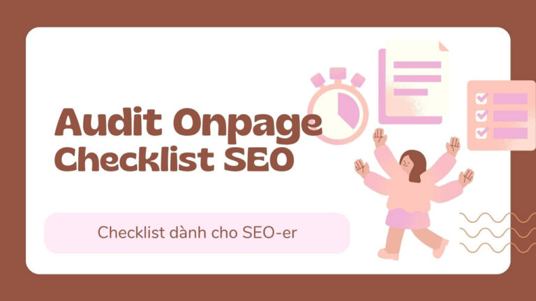 Checklist audit onpage cho SEO