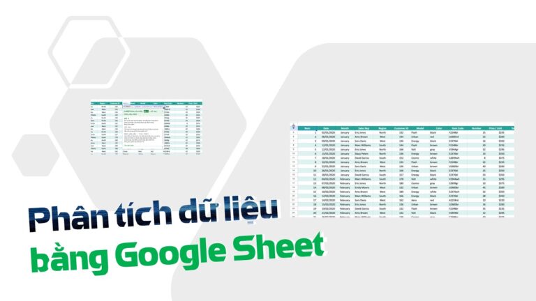 Phân tích dữ liệu bằng Google Sheet